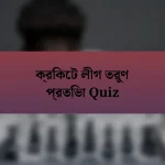 ক্রিকেট লীগ তরুণ প্রতিভা Quiz