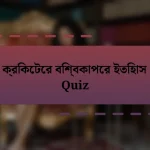 ক্রিকেটের বিশ্বকাপের ইতিহাস Quiz